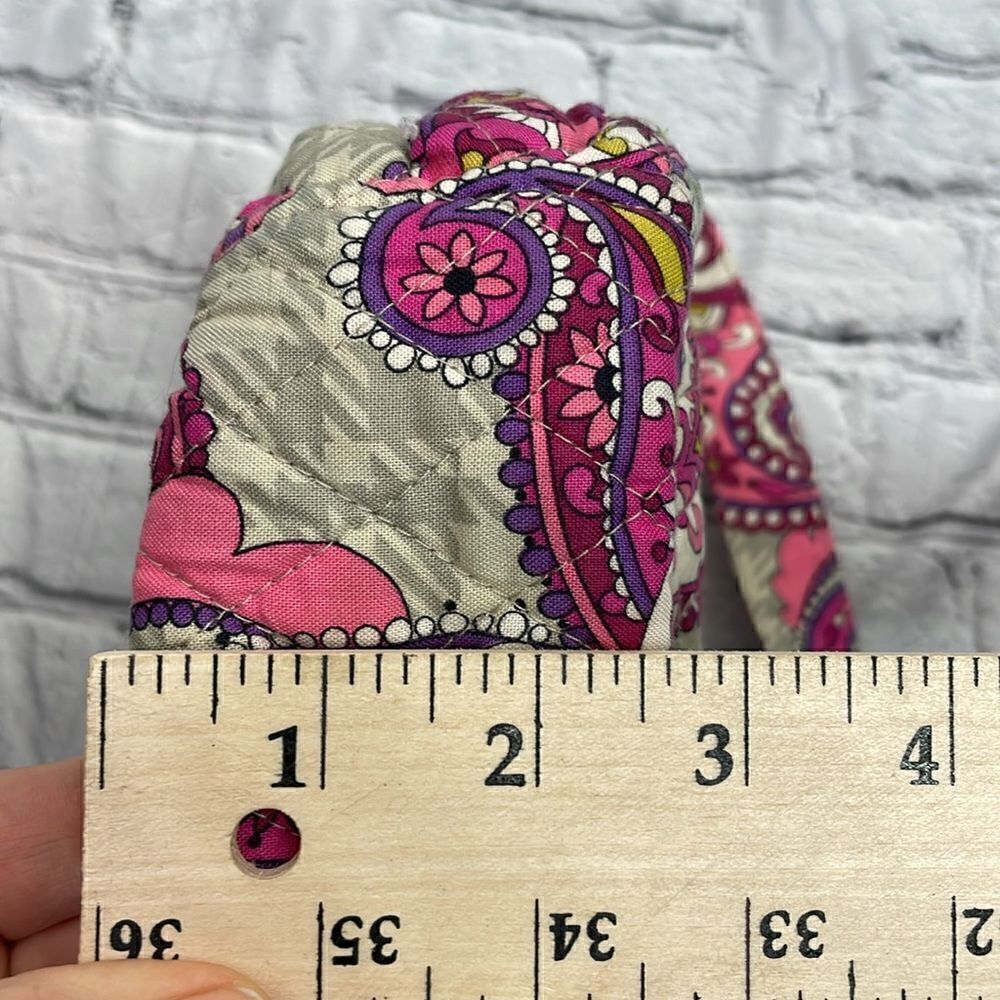 Vera Bradley quilted pink paisley purse crossbody - Picture 11 of 11
